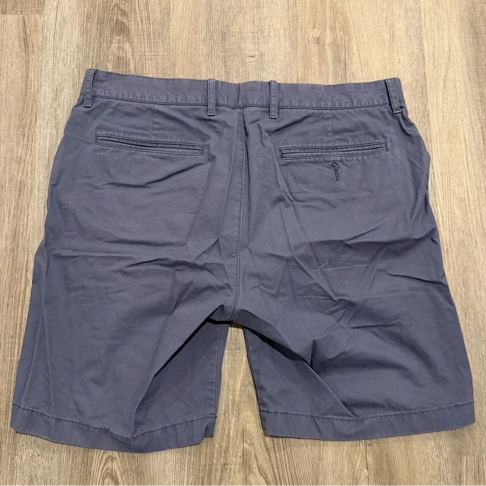 J. Crew Men's Dark Periwinkle Blue Flat Front Shorts